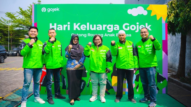 Peluncuran jaket baru Gojek di Semarang. Foto: Dok. Gojek Indonesia