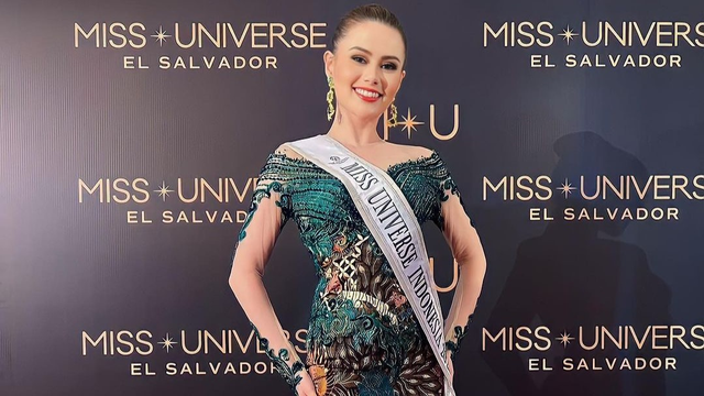 Fabienne Nicole pakai kebaya modern di welcome dinner Miss Universe 2023. Foto: Instagram/@fabienne_fng