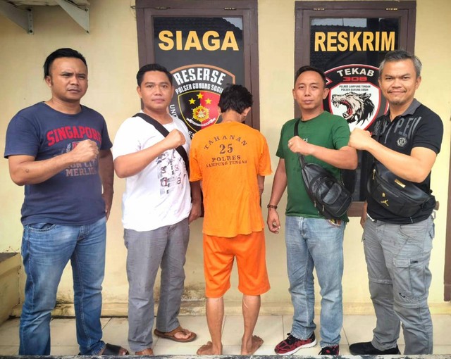Sempat Kabur, Pria di Lampung Tengah Ditangkap Usai Curi Motor Anggota TNI