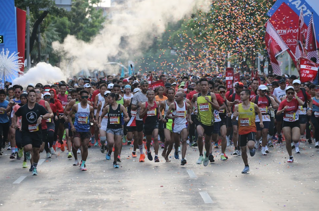 Ilustrasi peserta BTN Jakarta Run. Foto: kumparan