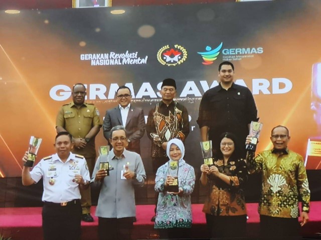 kemenkumham terbaik kedua Germas Award 2023