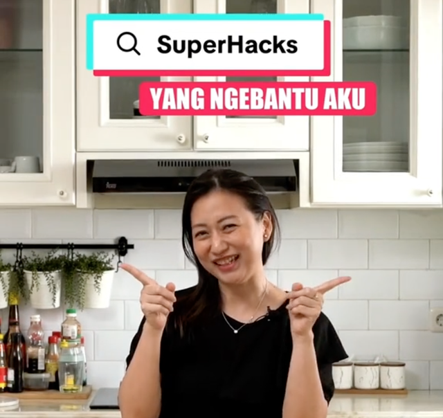 Nanakoot yang menemukan berbagai #SuperHacks yang membantu hidupnya. Foto: Dok. TikTok