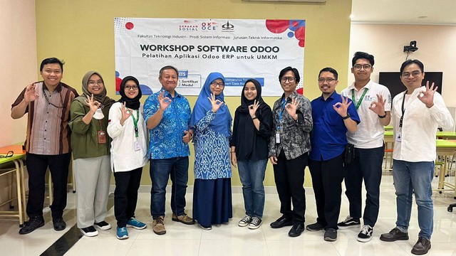 Workshop Software ODDO dengan Universitas Trisakti pada (14/11)