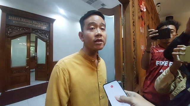 Wali Kota Solo, Gibran Rakabuming Raka, di Balai Kota Solo, Rabu (15/11/2023). Foto: kumparan