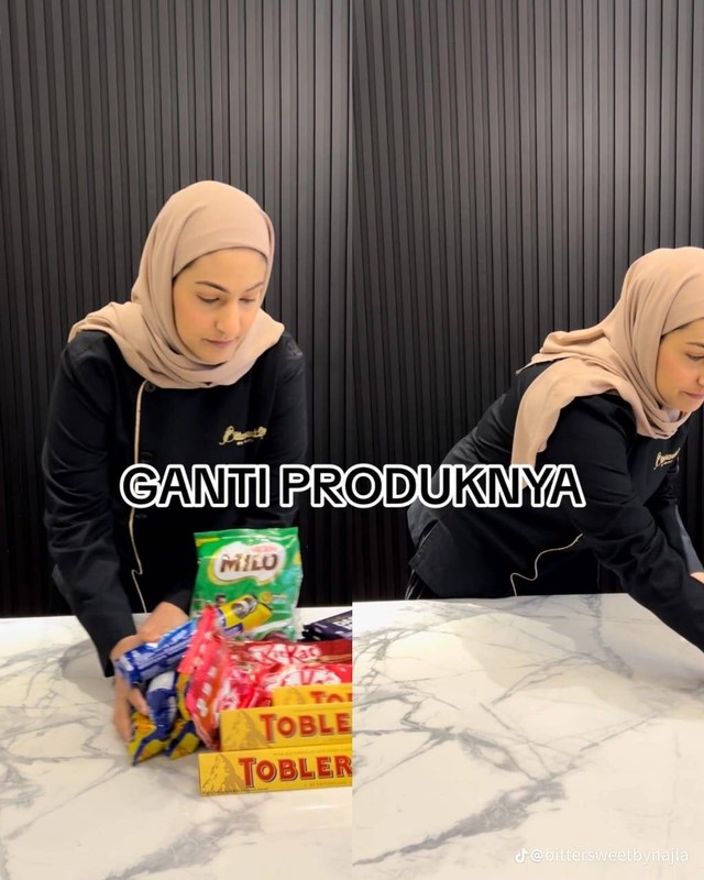 Bittersweet by Najla putus kerja sama dengan produk makanan pendukung Israel Foto: Instagram/@bittersweet_by_najla.