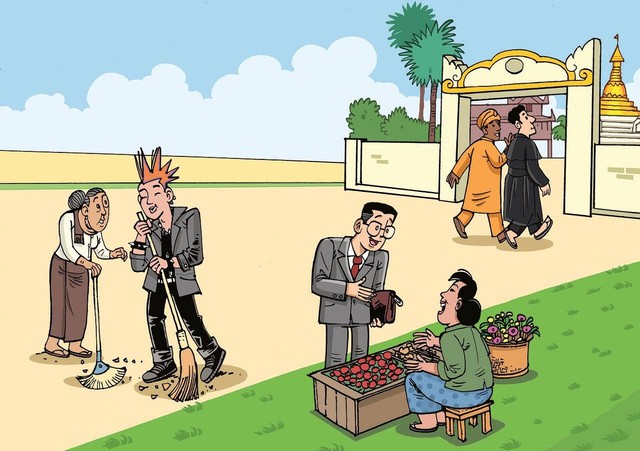 Ilustrasi contoh mewujudkan toleransi antar sesama dalam kehidupan sehari-hari. Sumber: Pixabay/MoteOo