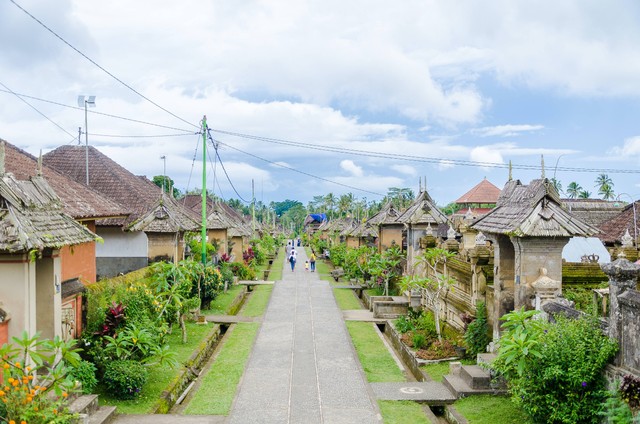 Ilustrasi Desa Terbersih di Bali. Unsplash/satria setiawan.