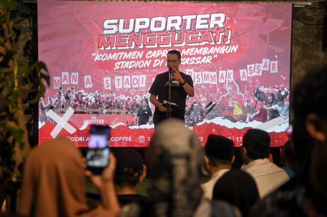 Anies bertemu perwakilan suporter PSM Makassar Foto: Dok. Istimewa