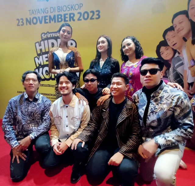 Para pemeran film 'Srimulat: Hidup Memang Komedi'. Foto-foto: Masruroh/Basra