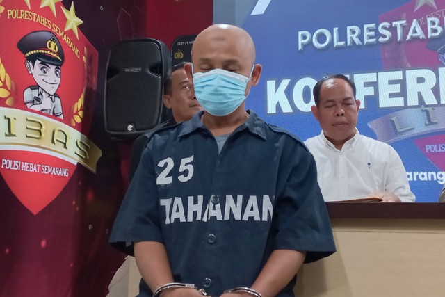 PJ (51), guru ngaji di Semarang Barat, Kota Semarang yang mencabuli 17 muridnya. Foto: Intan Alliva Khansa/kumparan