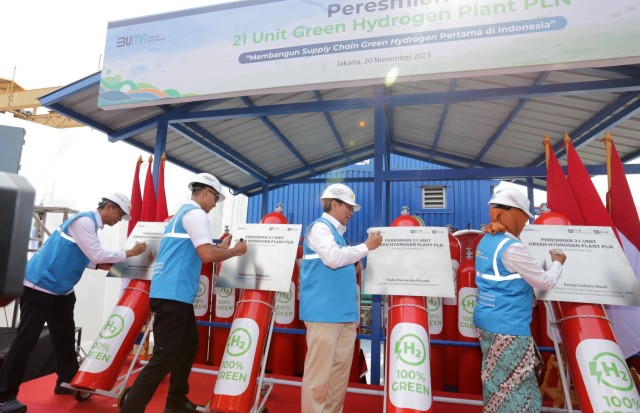 Terbanyak di Asia Tenggara! PLN Resmikan 21 Unit Green Hydrogen Plant