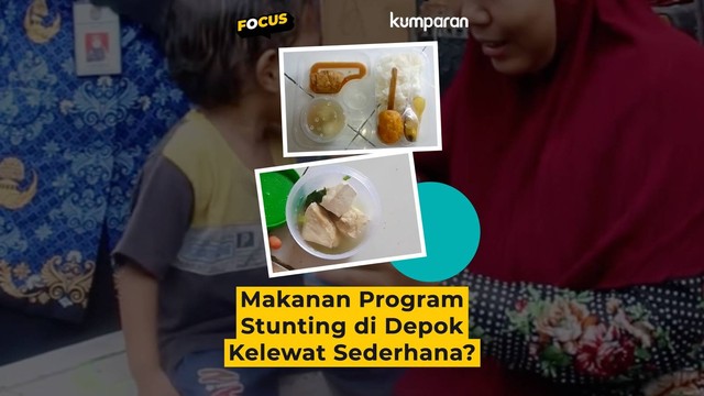 Cover collection Focus makanan program stunting di Depok. Foto: kumparan