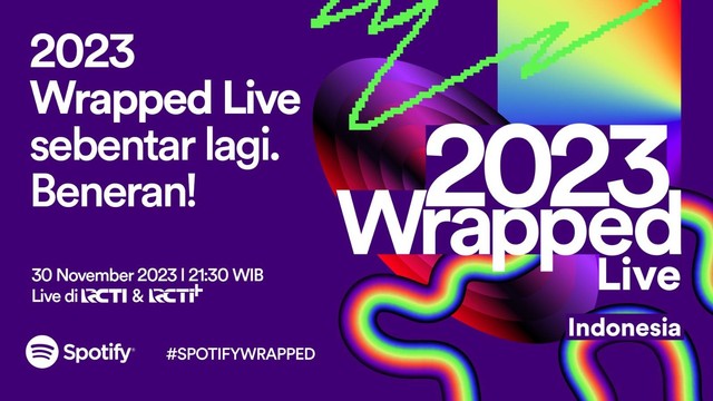 Spotify Wrapped Live Indonesia 2023. Foto: Istimewa