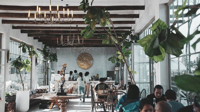 Coffee shop Kintamani, foto hanya ilustrasi: Unsplash/Roberto Rendon