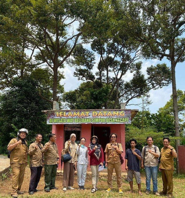 Lokasi Wisata Way Belerang Simpur (Dok. Pribadi)