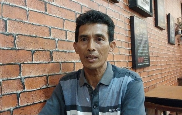 Ketua Paguyuban Jawa Kalimantan Barat (PJKB) Kabupaten Sekadau, Muhamdi. Foto: Dina Mariana/Hi!Pontianak