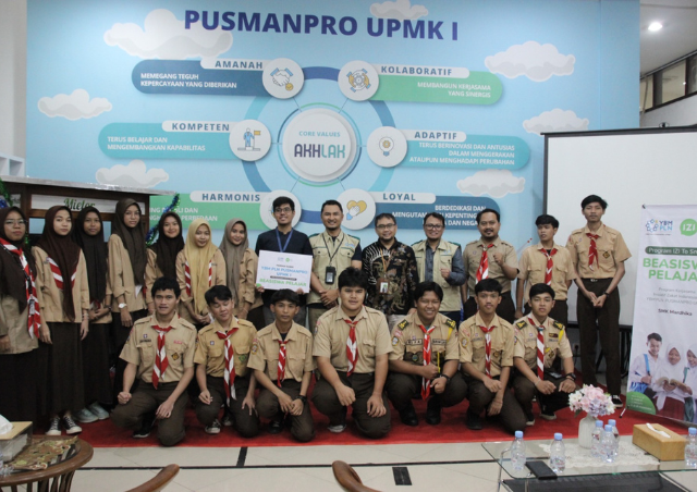 Peresmian Beasiswa Pelajar Kerja Sama IZI & YBM PLN PUSMANPRO UPMK I