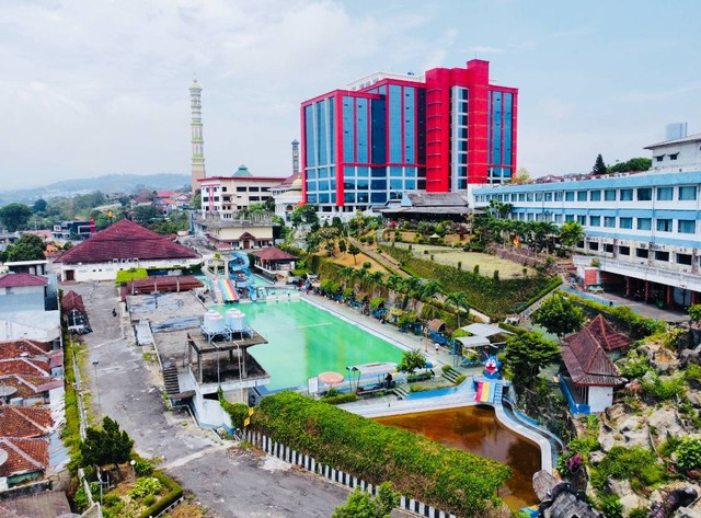 Kolam Renang Marcopolo, Bandar Lampung, Rabu (15/11/2023) | Foto: Roza Hariqo / Lampung Geh