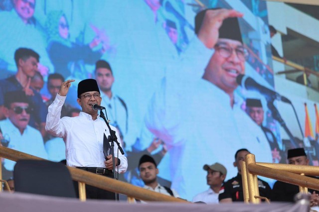 Anies hadiri Deklarasi Pemilu Damai. Foto: Dok. Istimewa