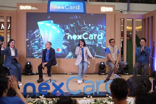 BRI yang menjalin kerja sama dengan Xendit Group meluncurkan kartu kredit Nex Card. dok. BRI