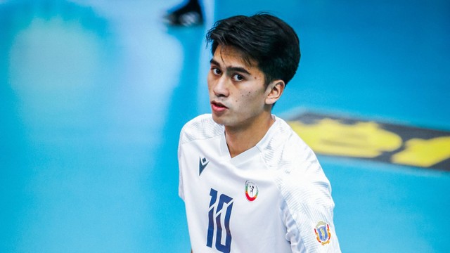 Pevoli Indonesia, Fahry Septian, saat membela SKV Montana di Liga Voli Bulgaria pada Oktober 2023. Foto: BVF (National Volleyball League) Bulgaria