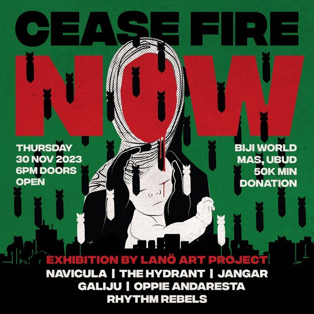 Musisi dan Seniman Bali Gelar Konser Kemanusiaan untuk Palestina