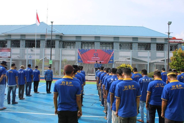 Gelar Upacara Bendera Lapas Palopo Peringati Hari Ulang Tahun Korpri