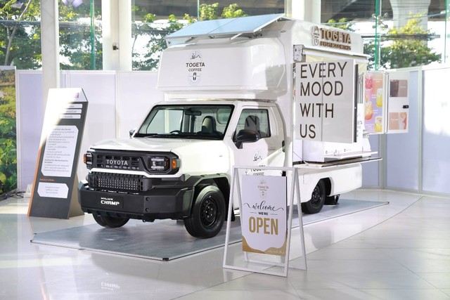 Toyota Rangga dimodifikasi menjadi kedai keliling. Foto: dok. Toyota Thailand