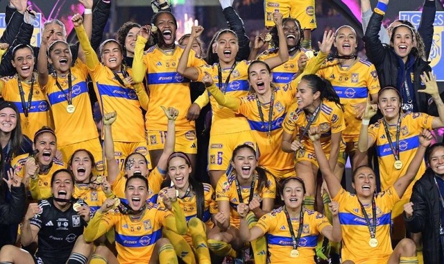 Tigres UANL Femenil juara Liga Meksiko Wanita Apertura 2023. Foto: Dok. Istimewa