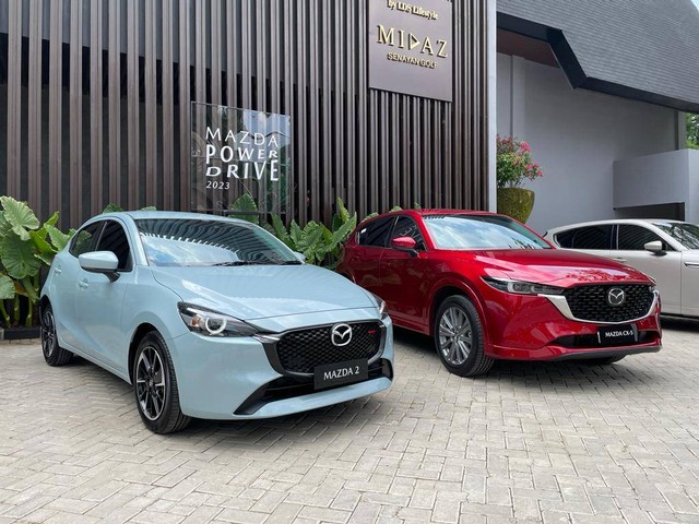 PT Eurokars Motor Indonesia (EMI) perkenalkan dua produk baru Mazda 2 Hatchback GT dan Mazda CX-5. Foto: Sena Pratama/kumparan