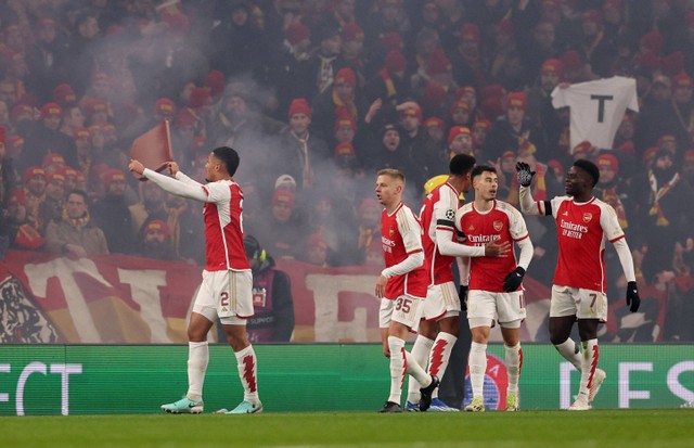 Arsenal vs Lens di Emirates Stadium Foto: David Klein/REUTERS