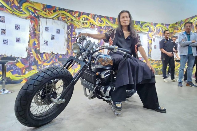 Bengkel Biker's Station menggelar pameran motor legendaris di Art 1 New Museum, Kemayoran, Jakarta, ini digelar selama 11 hari mulai Kamis (30/11) hingga Minggu (10/12/2023). Foto: Dok. Istimewa