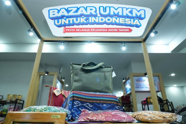 Salah satu produk UMKM binaan BRI mejeng di Bazar UMKM untuk Indonesia” di Ruang Rubanah dan Ground Floor, Sarinah yang berlangsung pada 30 November-3 Desember 2023. 