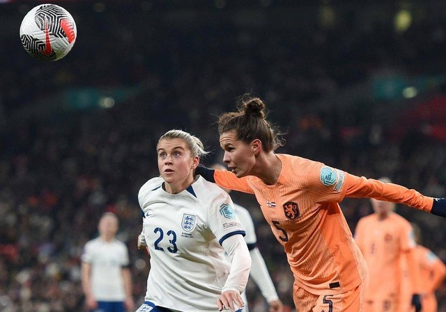 Inggris menang 3-2 dari Belanda di matchday kelima UEFA Women's Nations League 2023. Foto: Instagram/@lionesses