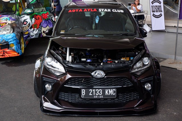 Modifikasi Daihatsu Ayla. Foto: Aditya Pratama Niagara/kumparan