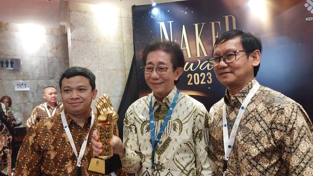 Direktur Sido Muncul Irwan Hidayat di Naker Awards 2023. Foto: Nabila Ulfa/kumparan