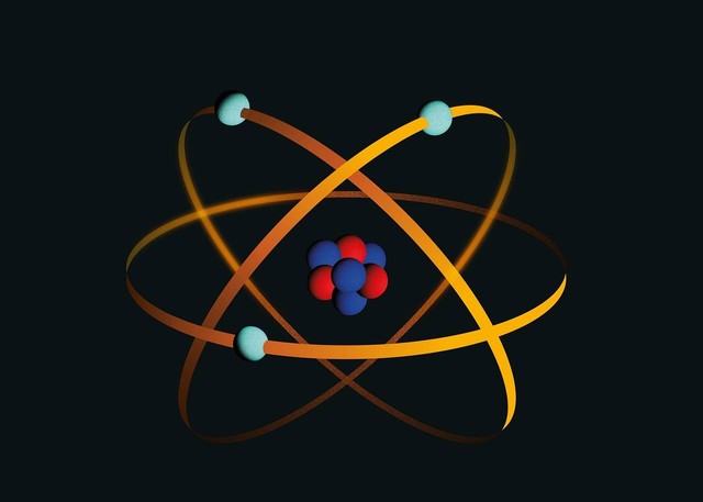 Ilustrasi karakteristik penyusun inti atom dalam ilmu fisika. Sumber: Pixabay/Maurygraf