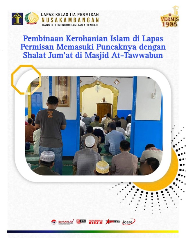 Pembinaan Kerohanian Islam di Lapas Permisan