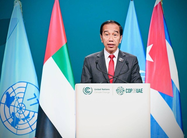 Presiden Jokowi menghadiri KTT G77 and China di Dubai. Foto: Dok. Laily Rachev - Biro Pers Sekretariat Presiden
