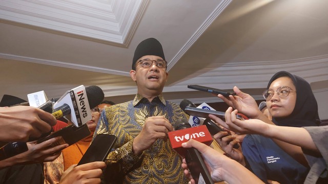 Anies Baswedan di Mukernas MUI ke-3, Hotel Mercure Ancol. Foto: Nabila Ulfa/kumparan