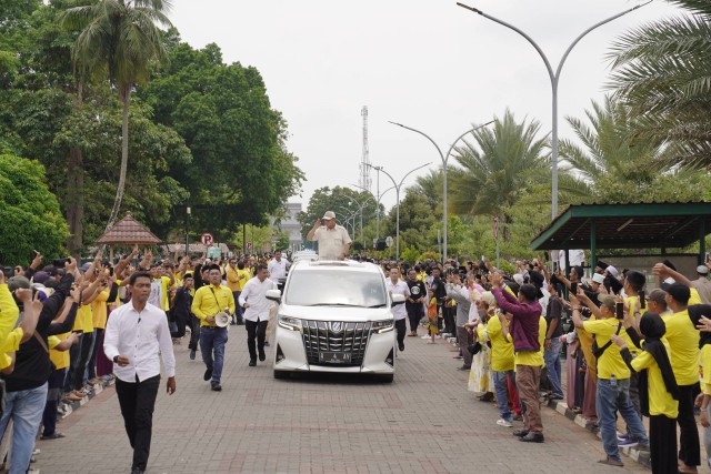 Calon presiden nomor urut 2 Prabowo Subianto saat mengujungi Banten. Foto: Dok. Istimewa