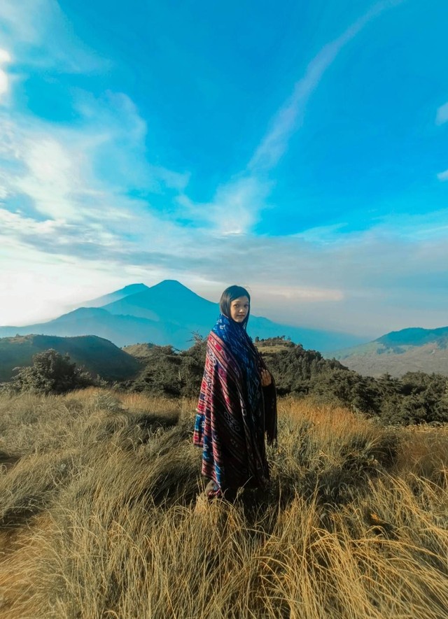 Dokumentasi Pribadi di Puncak Gunung Prau.