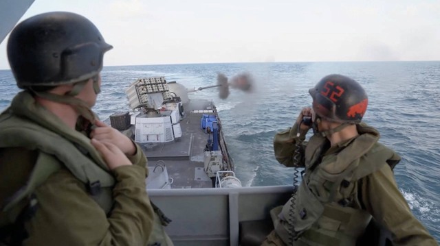 Ilustrasi patroli tentara Israel di Laut. Foto: Israel Defense Forces/via REUTERS