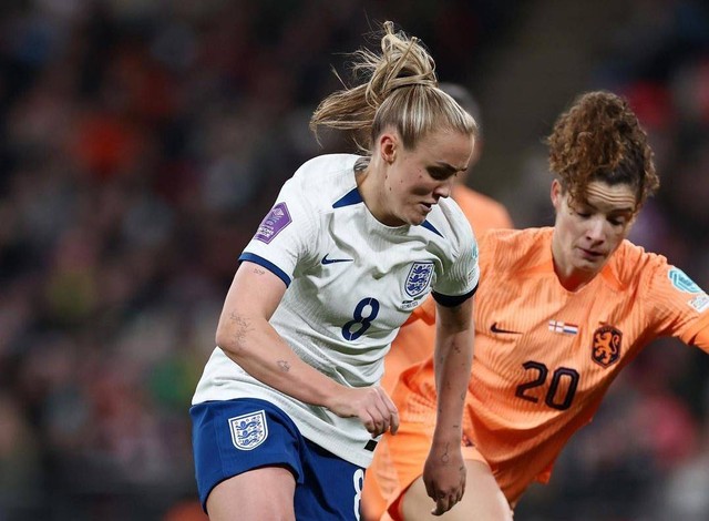 Inggris vs. Belanda di UEFA Women's Nations League 2023. Foto: Instagram/@lionesses