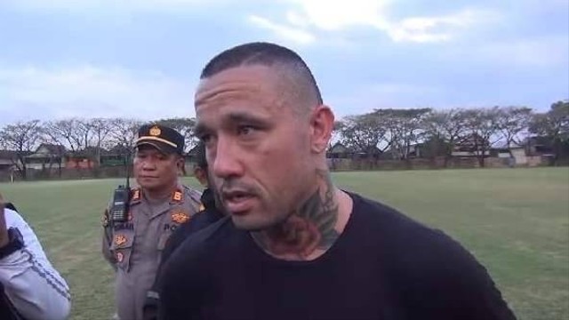 Pemain Bhayangkara FC Radja Nainggolan. Foto: Dok. Istimewa