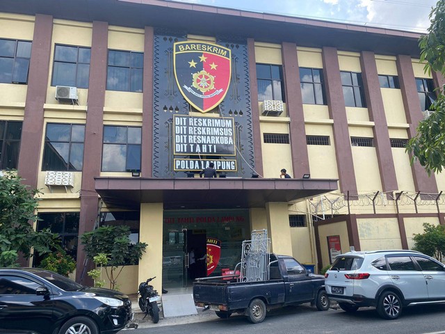 Gedung Direktorat Tahti Polda Lampung. | Foto: Sinta Yuliana/Lampung Geh