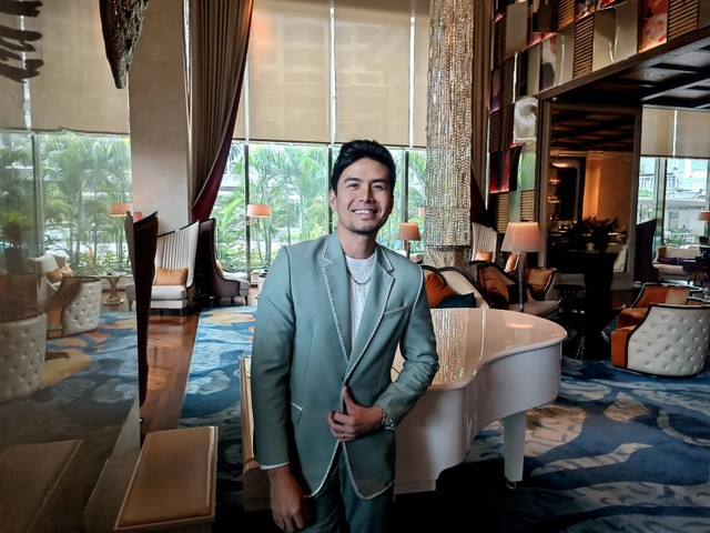 Wawancara eksklusif kumparan bersam Christian Bautista, hotel Raffles, Jakarta Selatan, Rabu (6/12/2023). Foto: Giovanni/kumparan