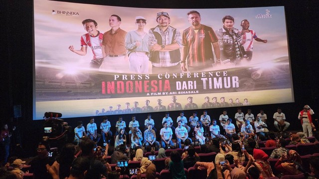 Pemutaran perdana film Indonesia dari Timur yang dilakukan di Epicentum XXI Kuningan Jakarta pada Sabtu (9/12/2023). Foto: Dok. Istimewa
