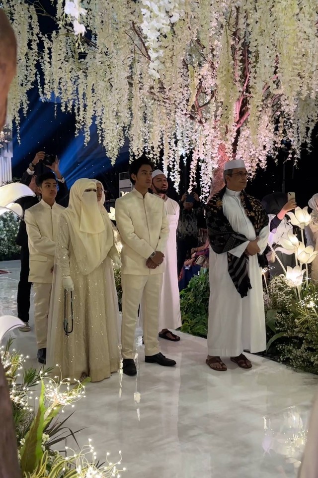 Suasana pernikahan Adiba Khanza dan Egy Maulana Vikri. Foto: Dok. Istimewa