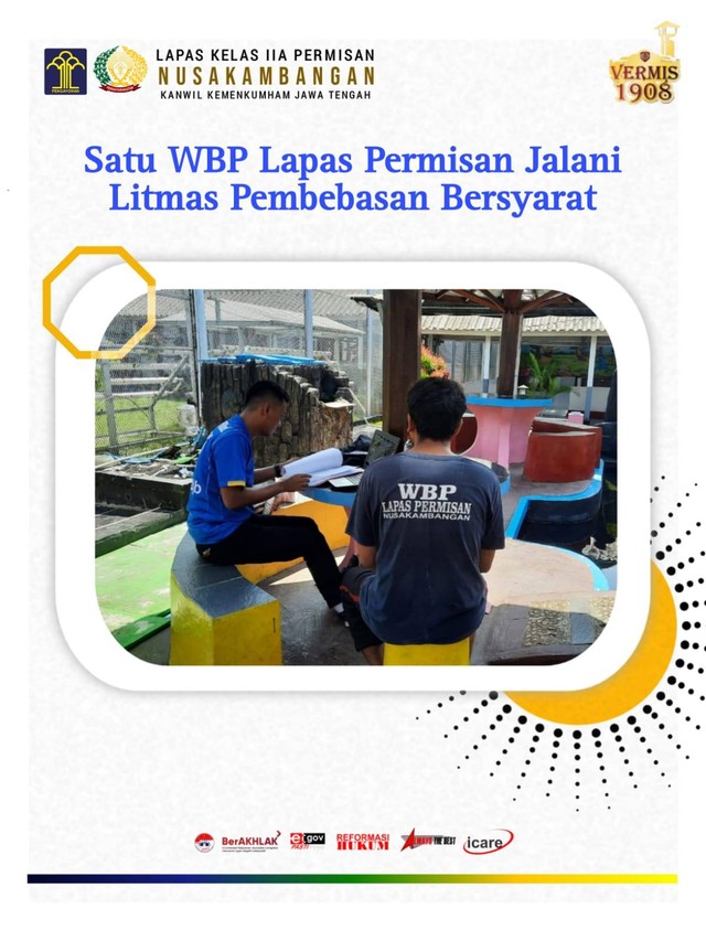 Satu WBP Lapas Permisan Jalani Litmas Pembebasan Bersyarat